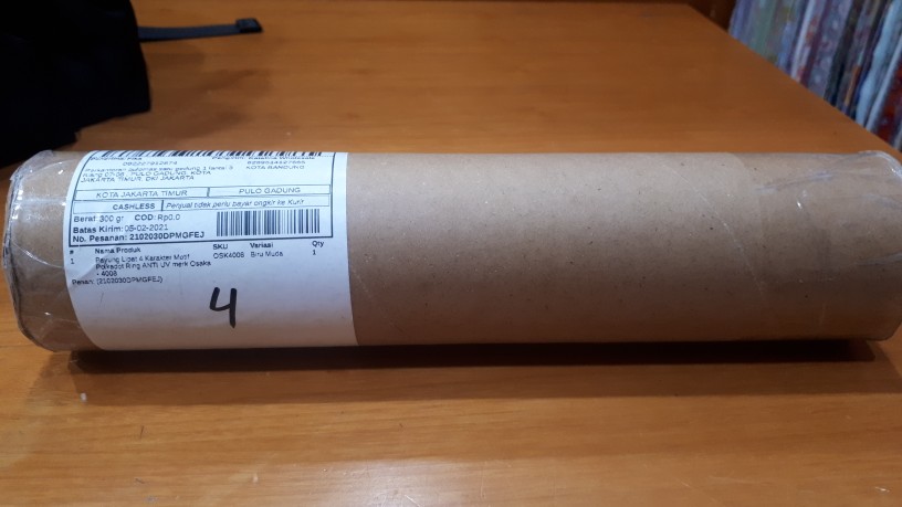 Payung Lipat 4 Karakter Motif Polkadot Ring Anti Uv Merk Osaka - 4008