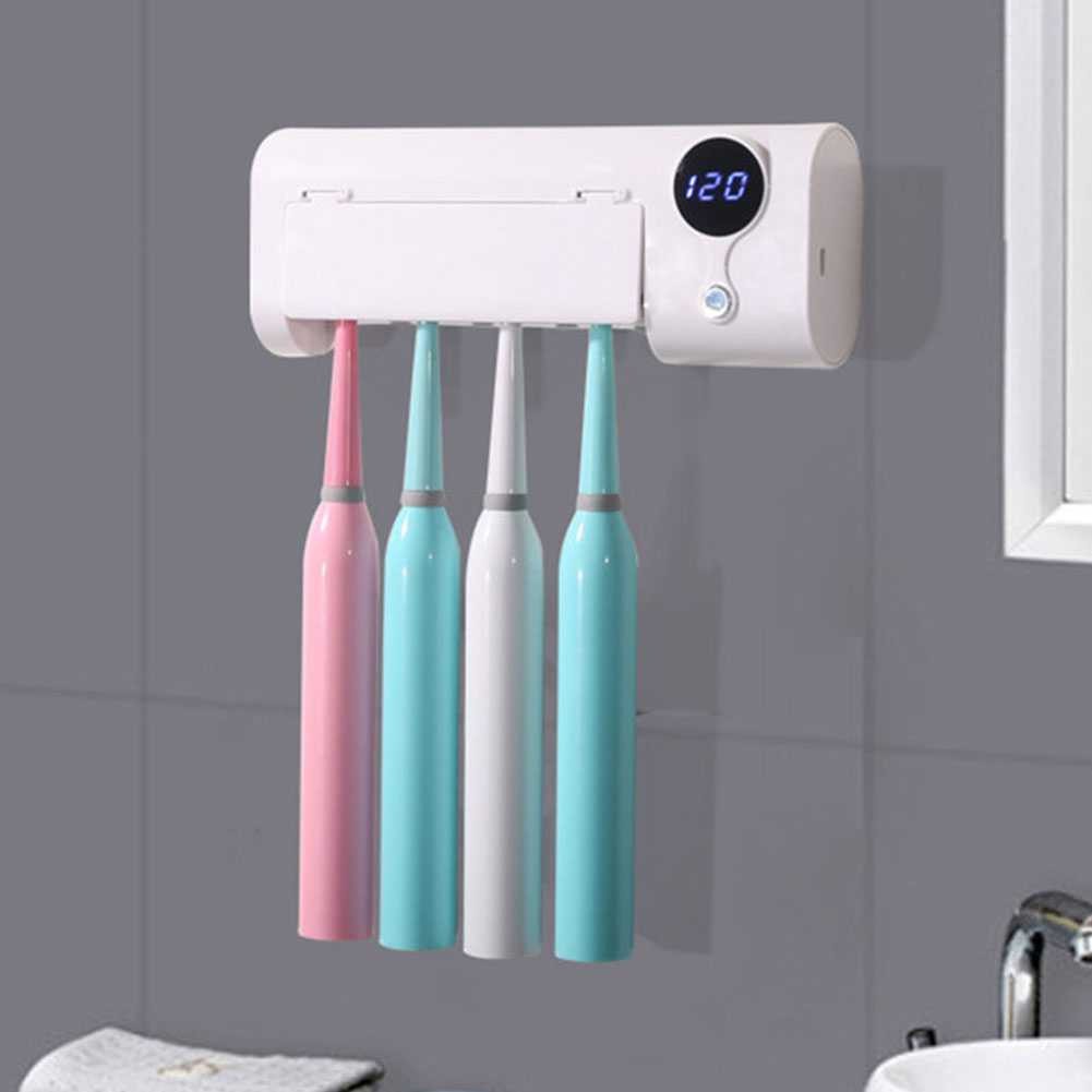 Terlariss !! ISHOWTIENDA Rak Sikat Gigi UV Toothbrush Holder Sterilizer - EC138