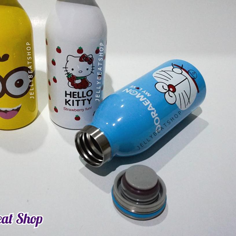 ☑ Termos air tahan panas dingin stainless 350 ml kecil mini karakter ▲