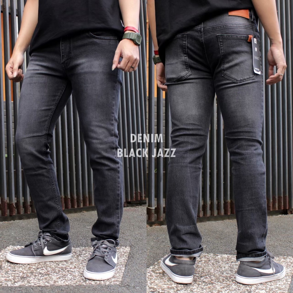 Celana Jeans Pria Panjang Slim Fit / Celana Denim Cowok Panjang