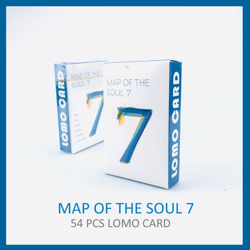 54pcs Kartu Foto LOMO BTS Album MAP OF THE SOUL 7