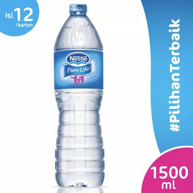 

Nestle Pure Life 1500ml x 12 Botol / 1 Dus Karton