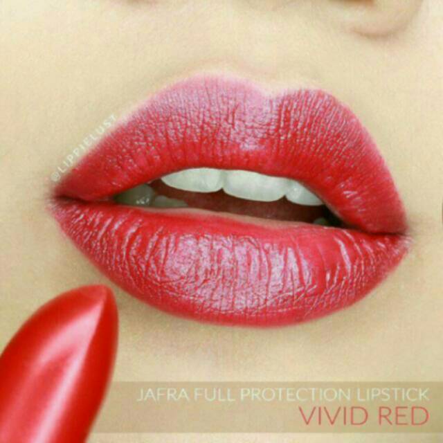 Lipstik jafra vivid red