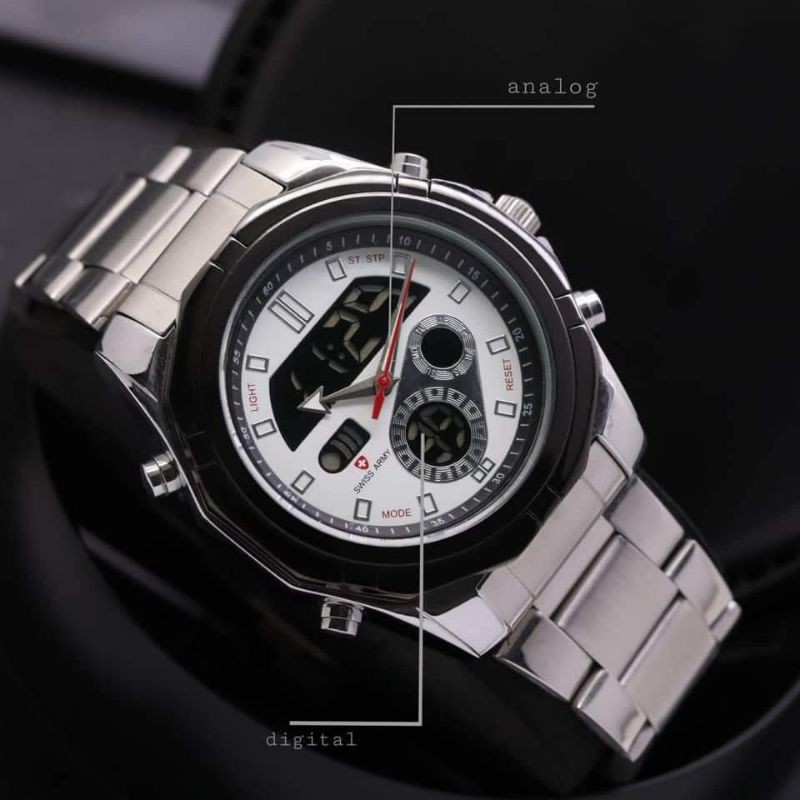 JAM TANGAN RANTAI SA PRIA DULETIM 4,5CM