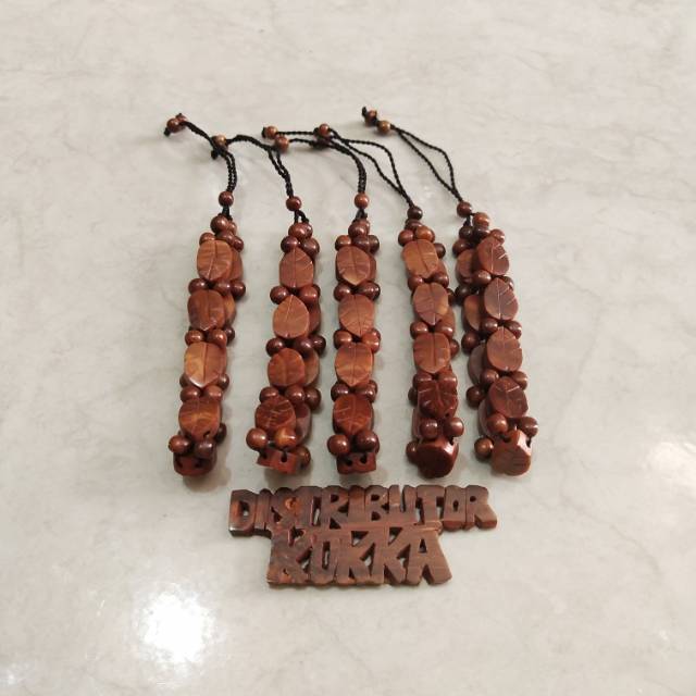 ( SUPER MURAH ) Grosir 5 pcs gelang kokka kaukah kaokah fukakah koka daun coklat