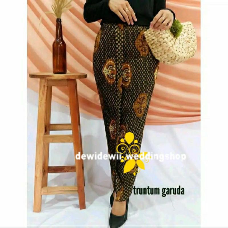 Rok Plisket Wiru/ Rok Bawahan Kebaya, Motif Truntum