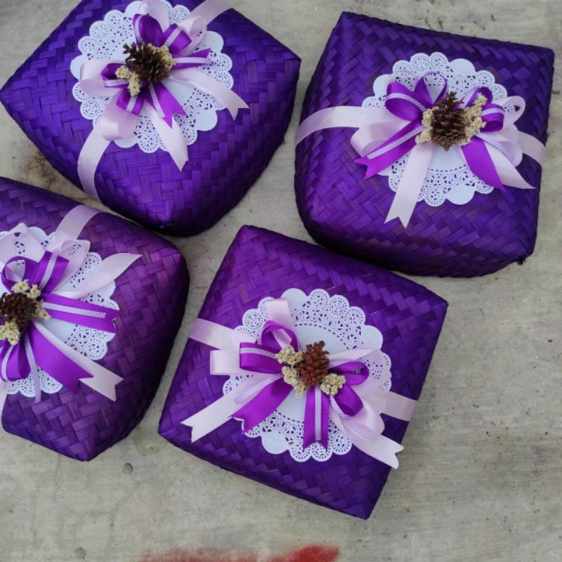 

SEPASANG BESEK WARNA 25CM PITA JUMBO PREMIUM besek pita besek hiasan besek warna cantik besek warna