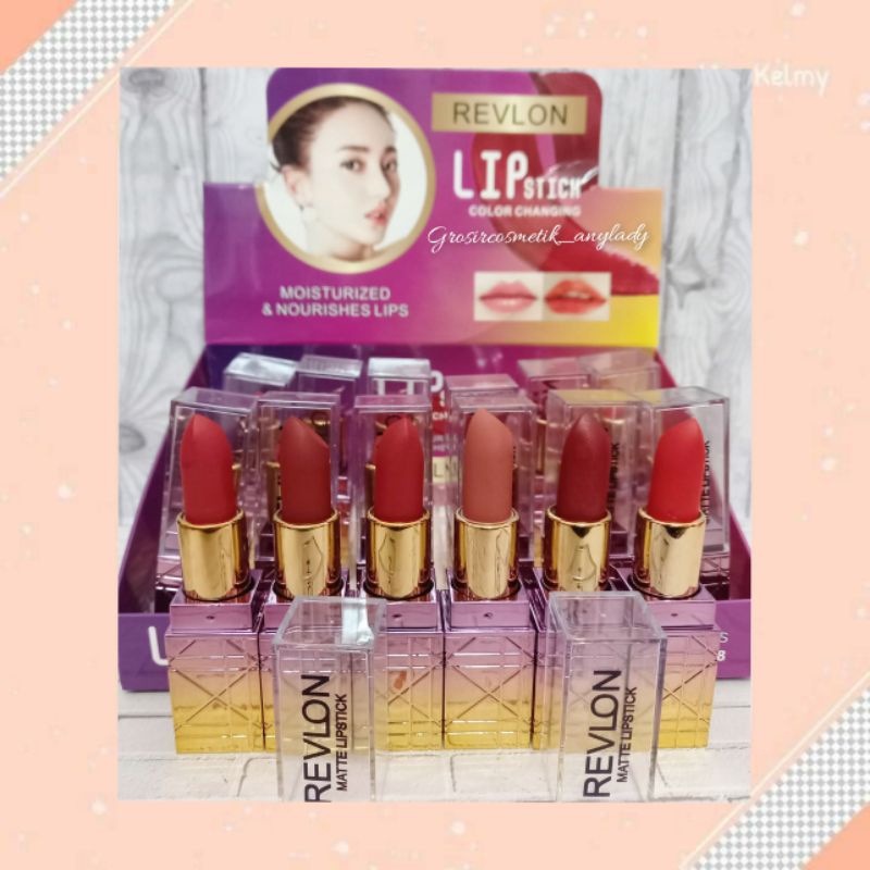 PER BOK 24 PCS LIPSTICK REVLON MATTE LONGLASTING/LIPSTIK REVLON