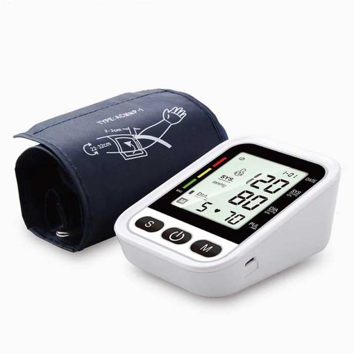 Tensi Darah Pengukur Tekanan Darah Blood Pressure Monitor with Voice