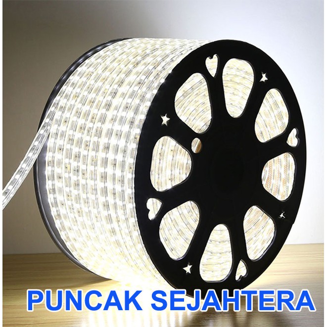 Lampu led Strip / Rope LED 5050 Warna Putih/White SMD 5050 IP44