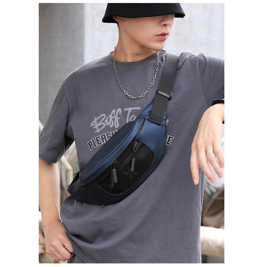 Tas Selempang Pria Slingbag Waist bag Tas Pria SR 9011-1