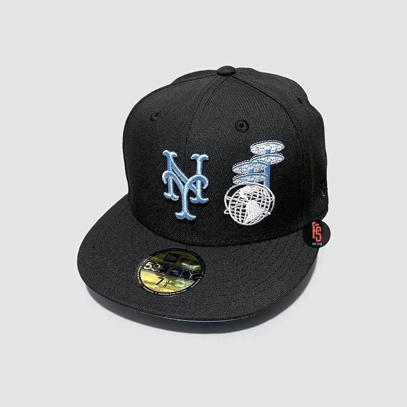 TOPI NEW ERA ORIGINAL 5950 ASG 2013 BA NEW YORK METS BLACK UV SKYBLUE