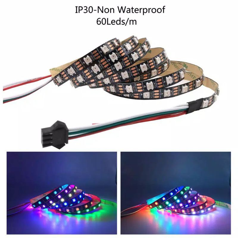 LED WS2812B BAHAN LED RUNNING TEXT STROBO