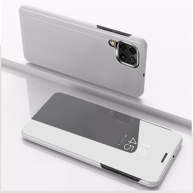 SAMSUNG A12 FLIP CASE CLEAR VIEW STANDING