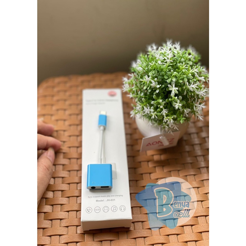 JH031 Spilter type c 2in1 kabel audio type c 2in1 jek audio type c 2in1 splitter type c 2in1 Samsung