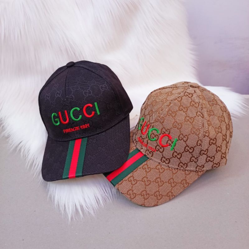 Topi Gucci List Merah Hijau Topi Baseball Premium impor