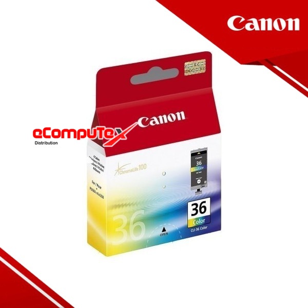 CARTRIDGE CANON CLI-36 COLOUR / TINTA CATRIDGE CANON CLI36 COLOR - RESMI