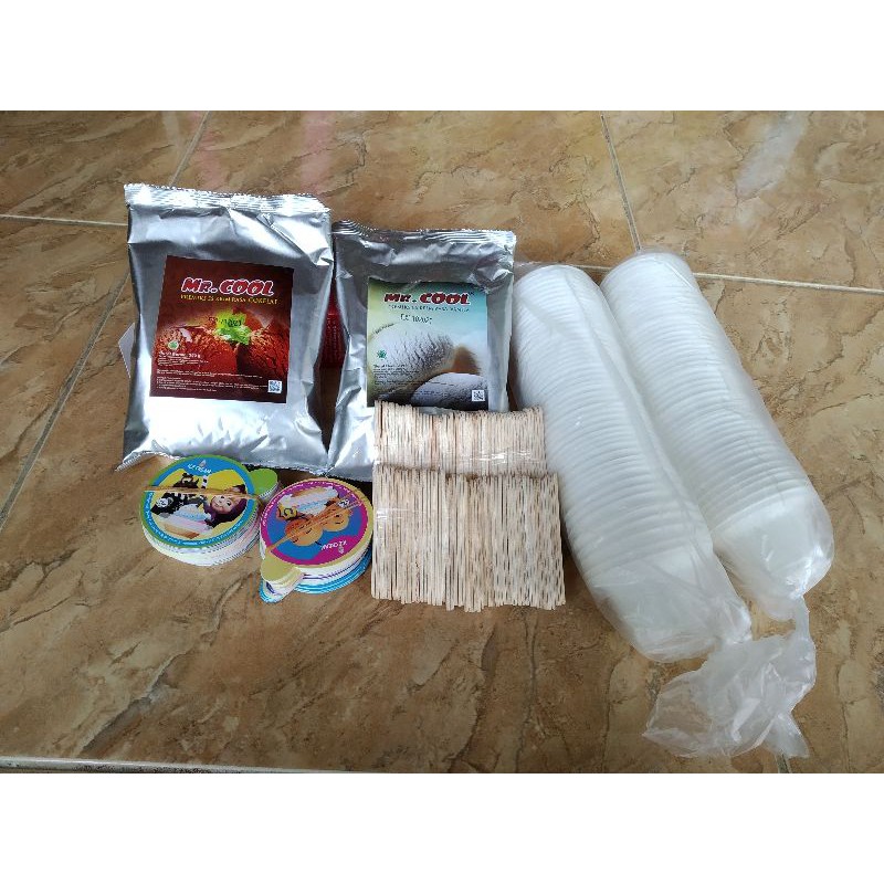 

(BISA COD) - PAKET USAHA ES CREAM