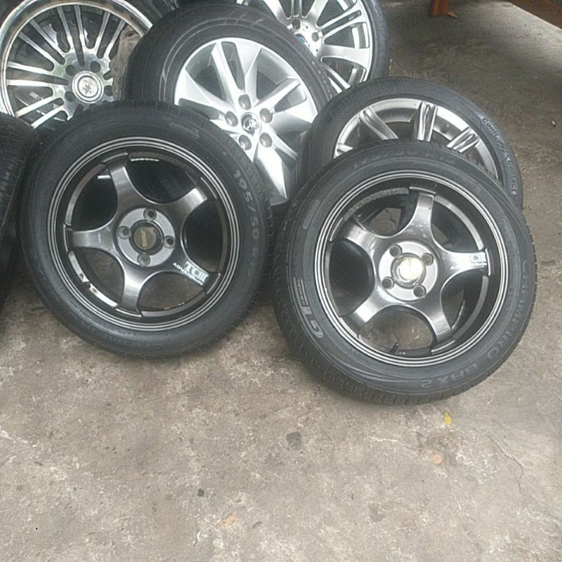 velg advan + ban r15 195/50
