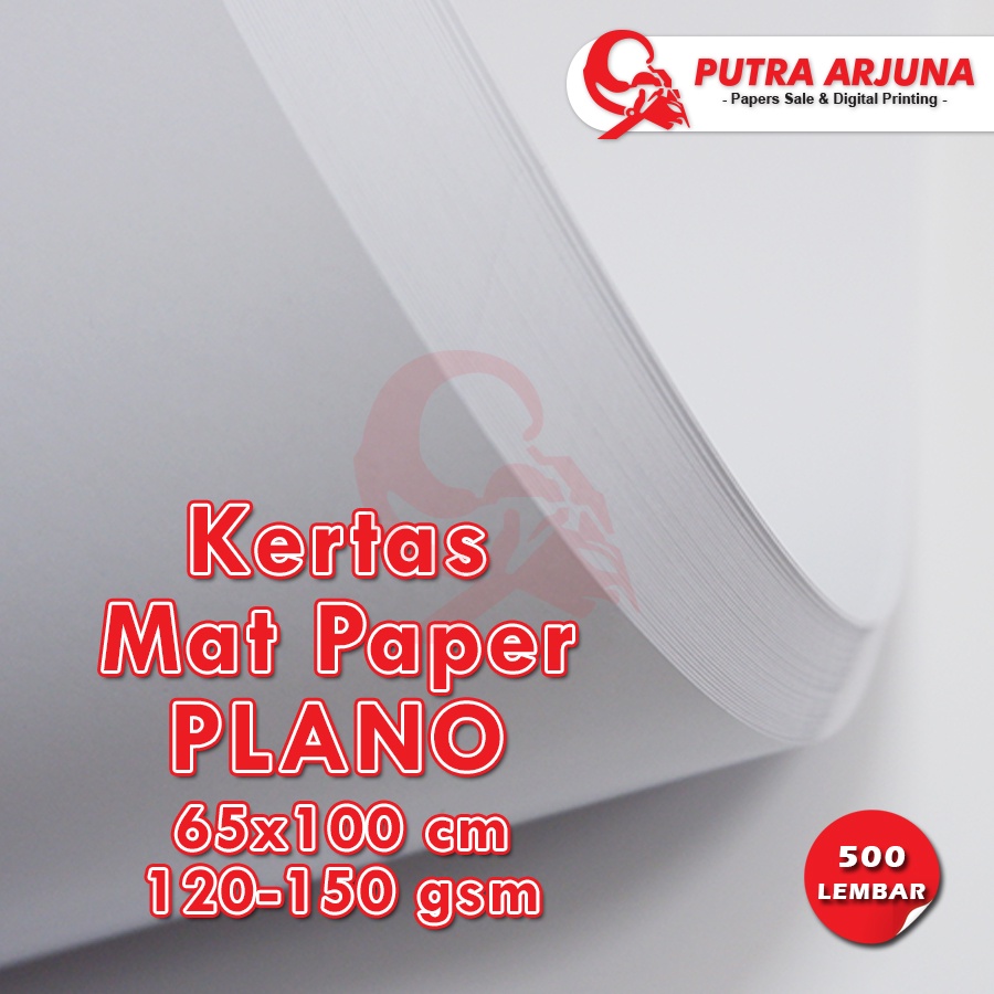 KERTAS MAT PAPER 120,150gsm, 65x100cm PLANO | 1 RIM