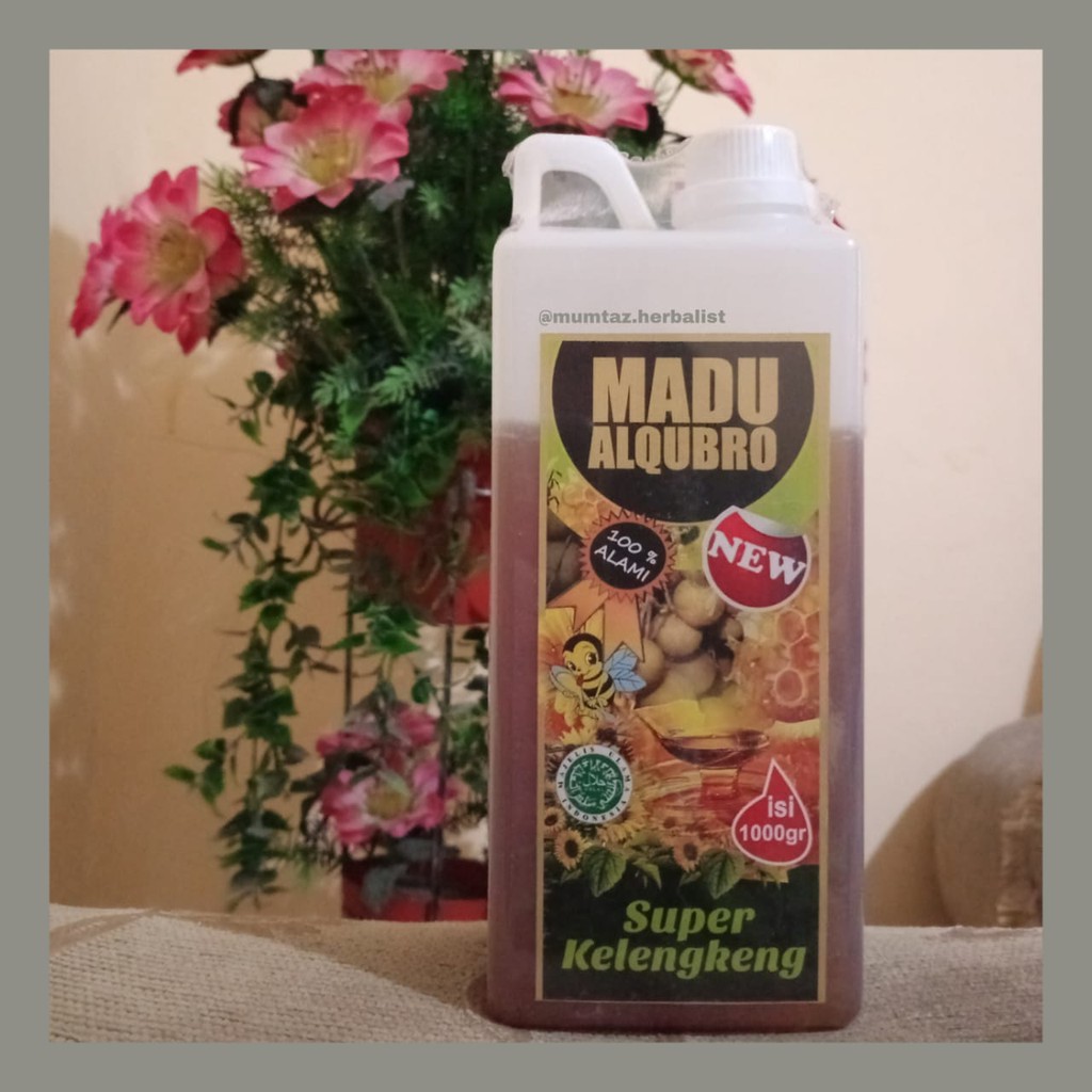 

madu Alqubro asli Super Kelengkeng 1000gr