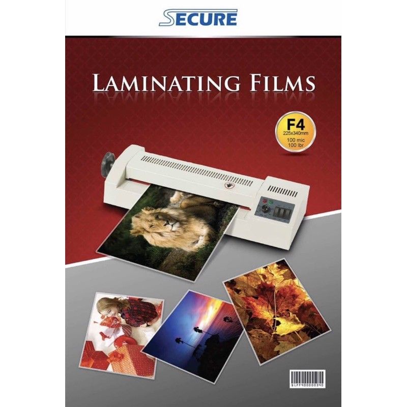 

Plastik Laminating F4 secure (isi 100 Lembar)