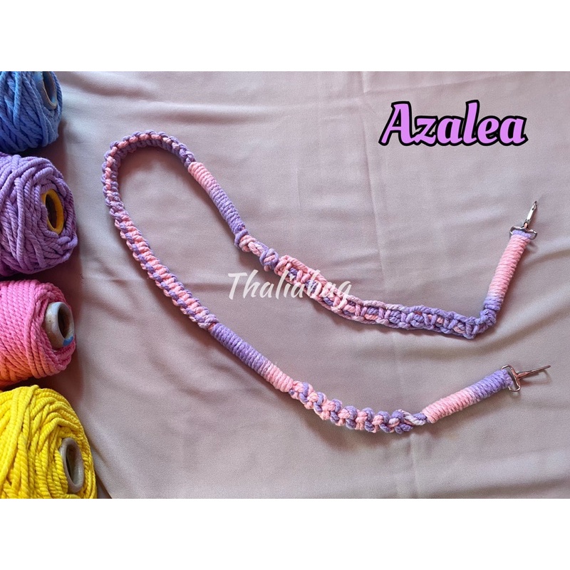 READY STOK STRAP BAG MACRAME AZALEA BY THALIABAG // TALI TAS MURAH // SLINGBAG // SHOULDERBAG // KEYCHAIN // HANDMADE // GANTUNGAN TAS // MACRAME