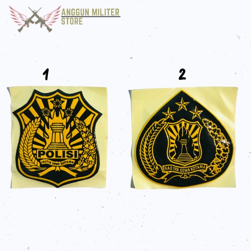 

Stiker Polisi / Stiker keluarga besar polisi / Stiker logo polisi