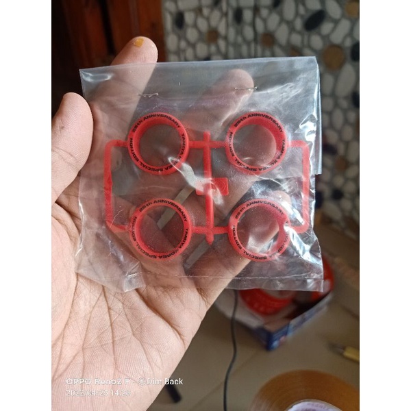 Tamiya Ban Hard Merah / Red Lettering Avante Korea ( loose kit avante Korea )