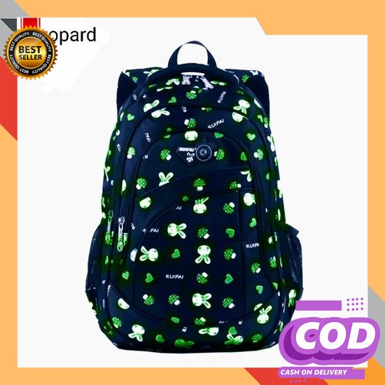 Termurah  Tas Sekolah Anak Remaja Smp / Sma Perempuan Garsel G Ip525 Playboy Set 4In1 - Ungu Bunny R