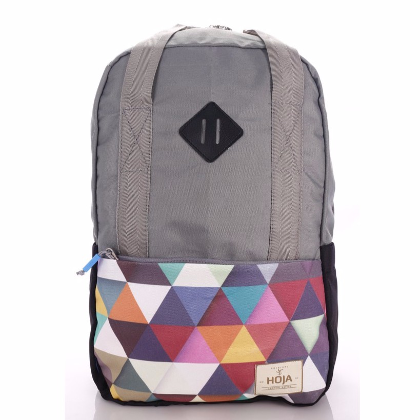 HOJA Corina Grey - Tas Laptop Backpack Bodypack Wanita Tas Sekolah Anak Ransel Punggung Harga Murah