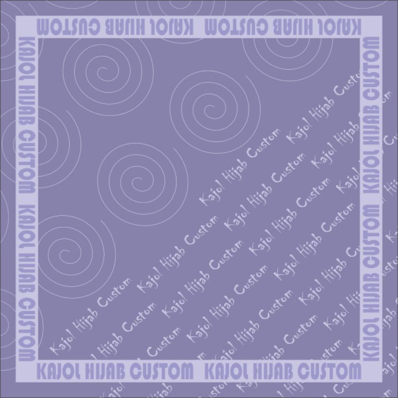 hijab square custom nama sendiri voal premium
