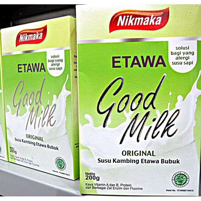 

Susu Kambing Etawa Nikmaka Good Milk Rasa Original / Stroberi / Coklat