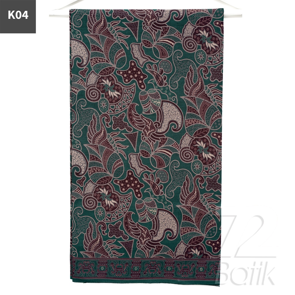 KAIN BATIK PREMIUM Bahan Katun Motif Daun Sirih Warna Hitam 721129 Cap 72 Jarik Jarit Samping Kebat Panjang Batik Katun Modern Premium Bahan Seragam Batik Pernikahan Kantor Keluarga Murah Kamen Jadi Batik Bali Lembaran