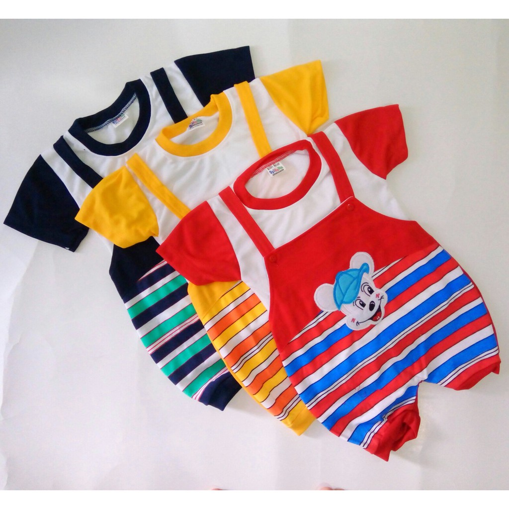 SYIFANA - Baju Bayi / Setelan Bayi Laki Laki Karakter Mouse