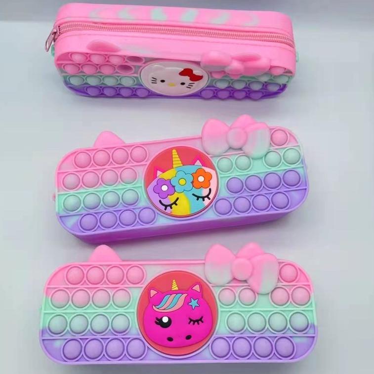 

bsm-43 Kotak Pensil Pop It Import (Depan Belakang Bisa Pop It) .,,.,.,