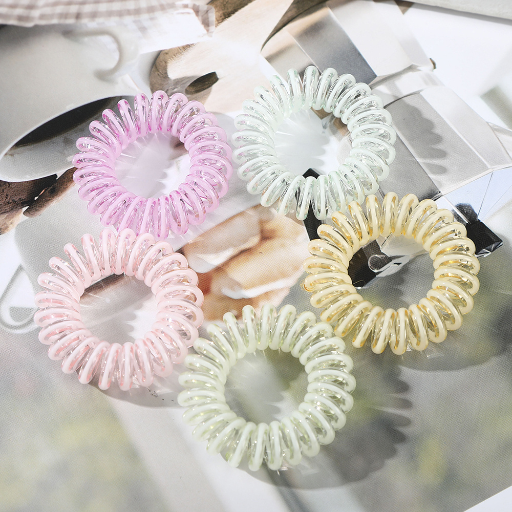 9 Pcs/set  Korean Ins Candy Colors Hair Tie Fashion Simple Hair Ring Women Hair Accessories