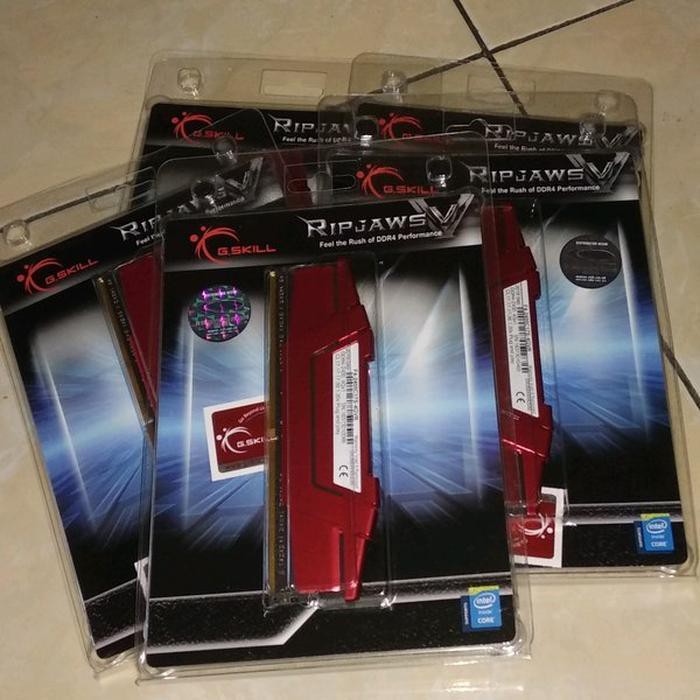 Dijual ram ddr4 4gb g skill pc 2400 murah garansi f4-2400c17s-4gvr ripjaws  Diskon
