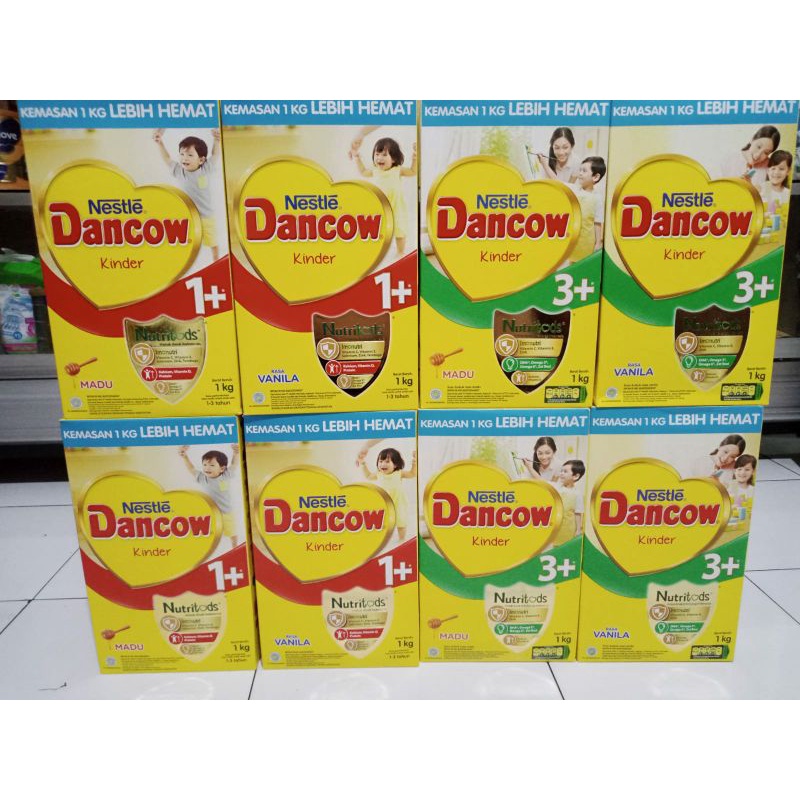 

NESTLE DANCOW 1+ dengan Nutritods untuk anak usia 1-3 tahun