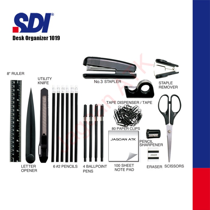 

Diskon Desk Set / Organizer 17 Pcs Sdi 1021 Terlaris