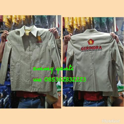 semi jas partai gerindra terbaru