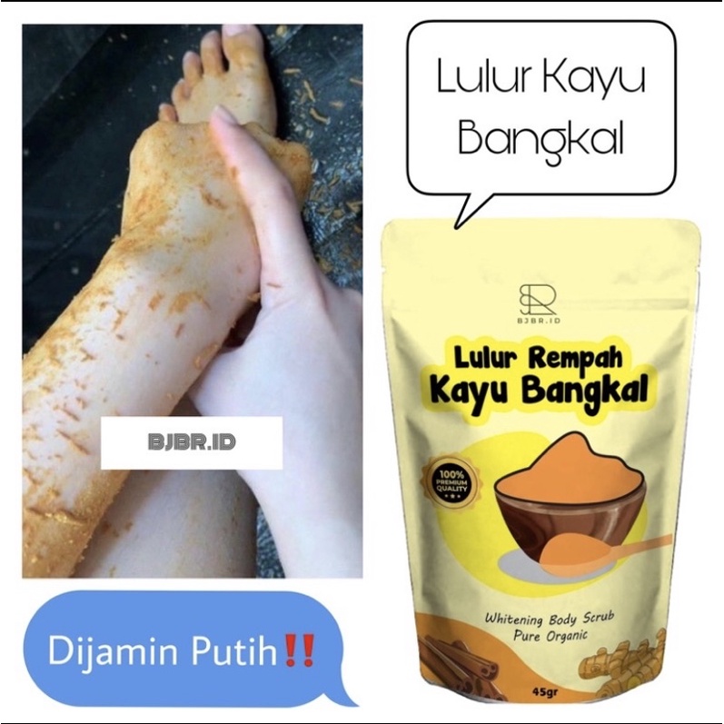 Whitening body scrub (Lulur kayu bangkal)