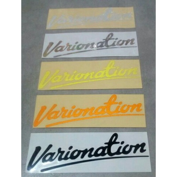 

sticker varionation cutting