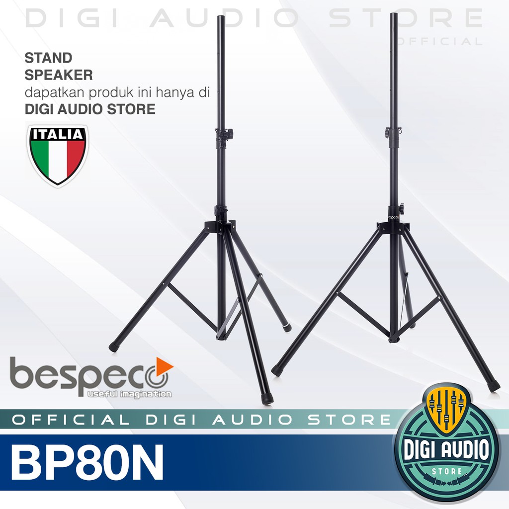 Stand Tripod Speaker BESPECO BP80N Untuk Speaker Sound System ITALY / Tiang Speaker Sound System