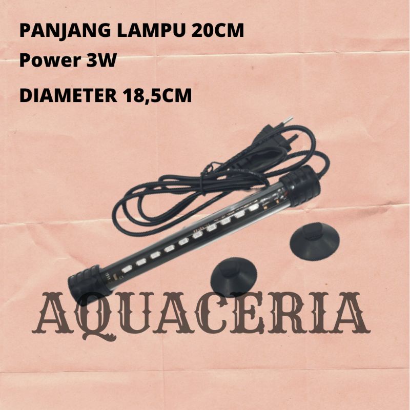 Lampu led aquarium GINGA 200 Lampu celup led aquarium aquascape