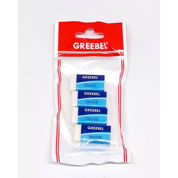 

Gramedia Medan - GREEBEL ERASER GBW - 120640 (4 PCS/SET) CRD