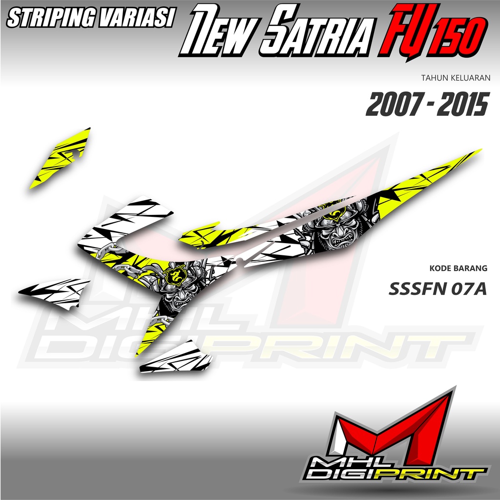 STRIPING VARIASI NEW SATRIA FU 150 - SATRIA FU FACELIFT / FU 150 - SSSFN 07