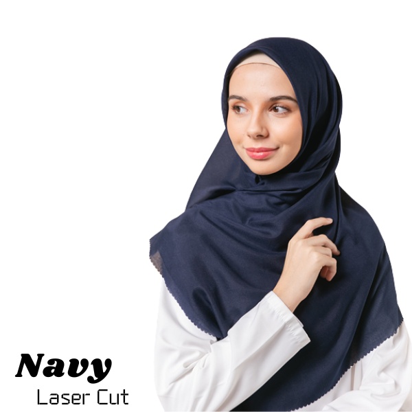 Kerudung Segi Empat Polos - SNC Bahan Lembut Nyaman