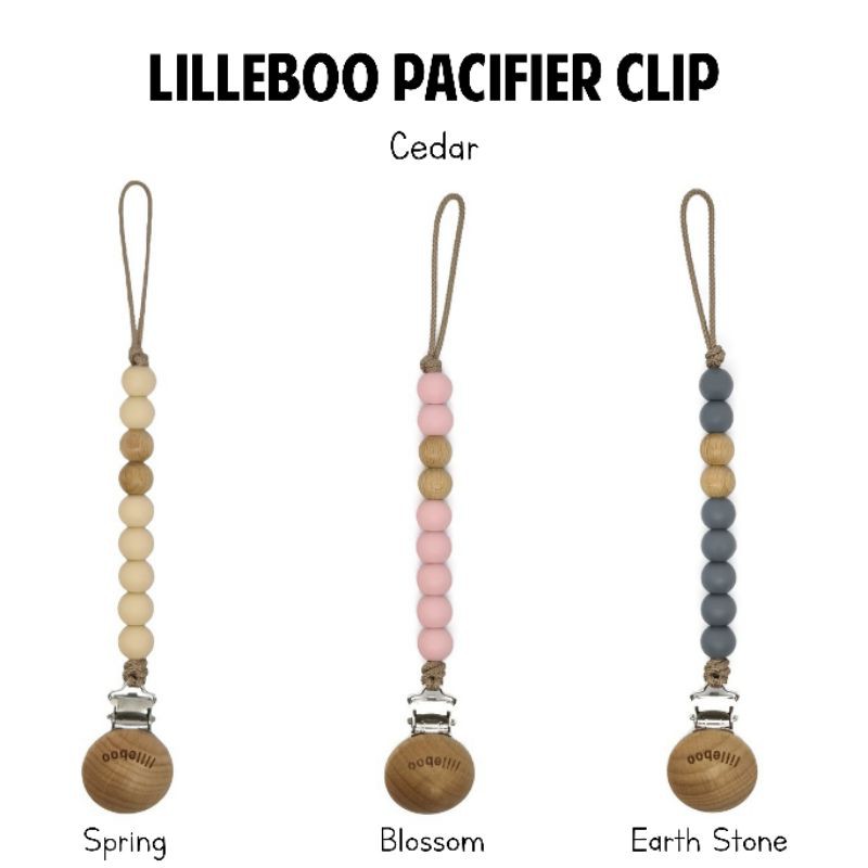 Lilleboo | Pacifier Clip Cedar - Gantungan Empeng / Mainan