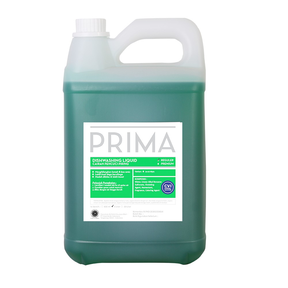 

JYSK Sabun Cuci Piring Murah Prima Dishwash Liquid 5L Lime
